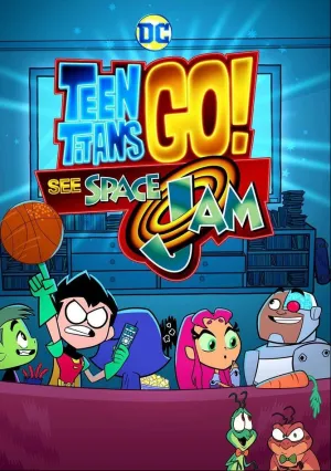 Юные Титаны, вперед! Смотрят Космический джэм (2021)